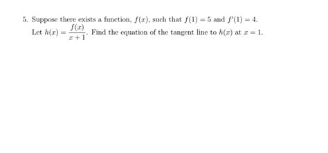 Solved Suppose There Exists A Function F X Such That Chegg