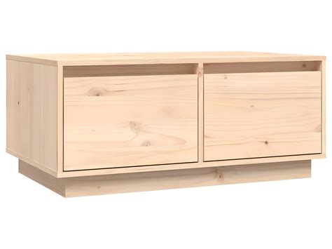 Table Basse X X Cm Bois Massif De Pin