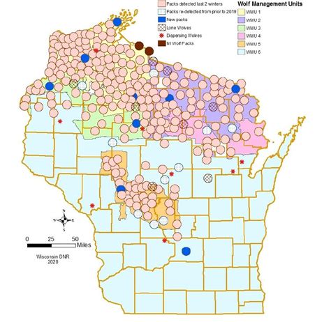 Gray Wolf Habitat Map