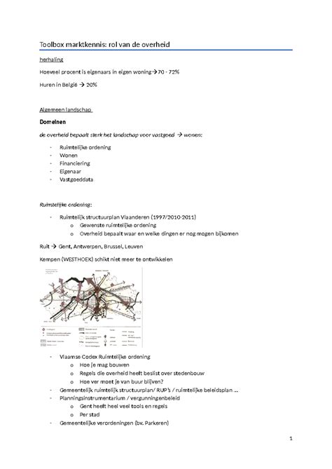 Toolbox Marktkennis Overheid Toolbox Marktkennis Rol Van De Overheid