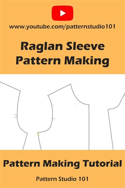 Raglan sleeve pattern making from a set-in sleeve [Pattern Making Tutorial] [Video] in 2023 ...