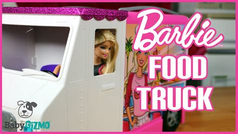 Barbie Food Truck Toy Unboxing Youtube