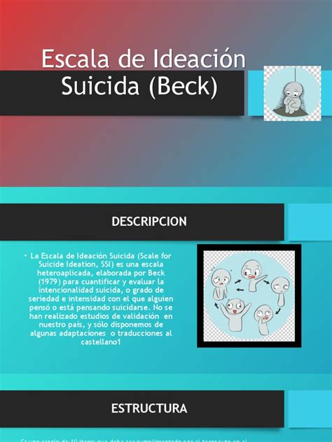 Escala De Ideación Suicida Beck Pdf