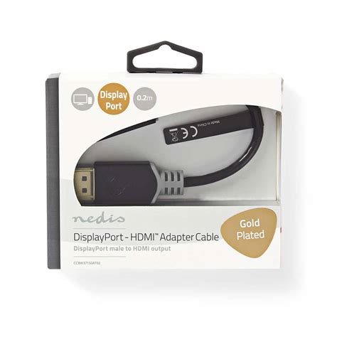 Displayport Male Naar Hdmi Female Adapter 20cm Kopen Fritz Events