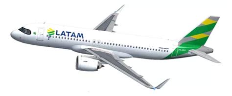 Pintura De Avião Fsx Airbus A320neo Latam Brasil Pr xbg