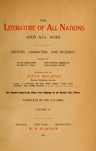 The Literature Of All Nations And All Ages 1900 Edition Open Library