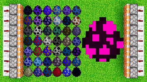 X100 Godzilla Eggs And All Eggs Mobs Minecraft Combined YouTube