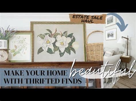 Make Your Home Beautiful With Thrifted Finds Vintage Estate Sale