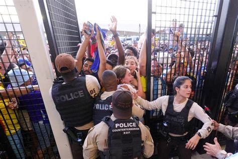 Fans Breach Security Gates At Hard Rock Stadium Delaying Start Of Copa