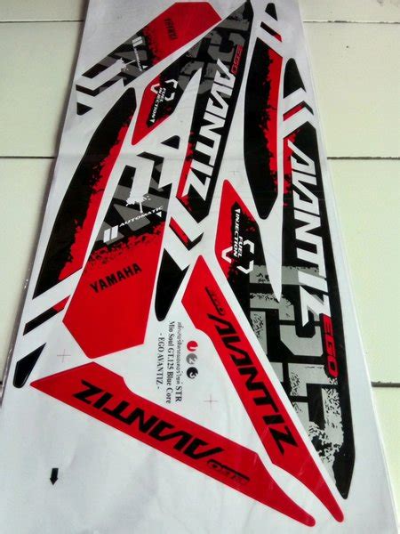 Jual Striping Stiker Lis Variasi Motor Yamaha Mio Soul GT 125 Blue Core