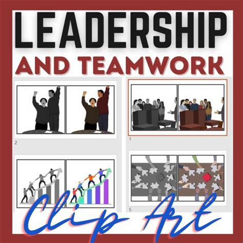 Teamwork and Leadership Clip art for Middle to High School | Made By ...