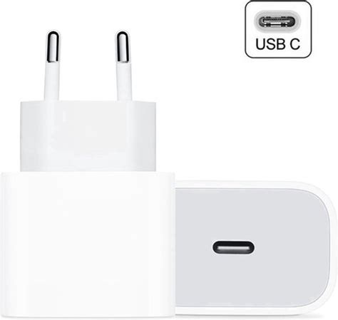 Vastiq Power® Usb C Adapter Snellader Wit Geschikt Voor Iphone 15 14 13 12 Bol