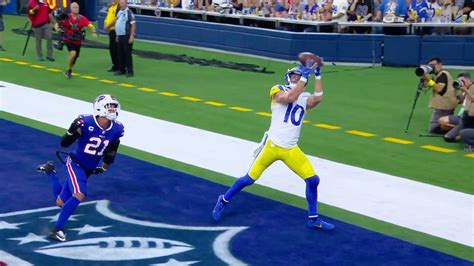 Los Angeles Rams wide receiver Cooper Kupp toe-tap touchdown | Week 1 ...