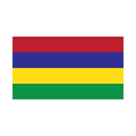 Premium Vector Mauritius Flag Icon