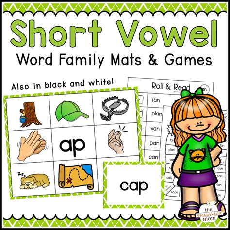 Short Vowel Word Families Letter Words Unleashed