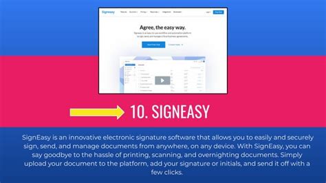 Electronic Signature Software In Choosing The Right Solution Ppt