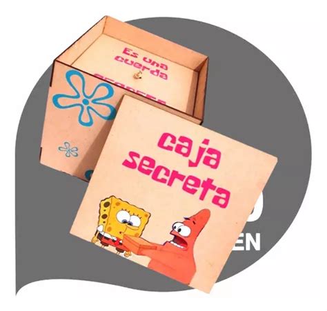 Caja Secreta Bob Esponja Regalo Meses Sin Intereses