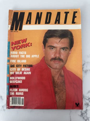 Mandate Vintage Gay Nude Magazine Sexy Men June Number Volume EBay