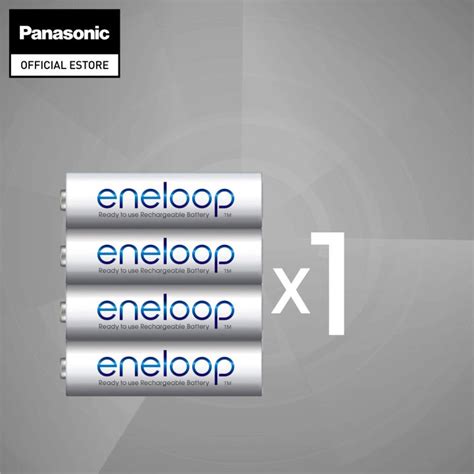 Panasonic Eneloop Original Aa Rechargeable Battery Pack Of 4 Value Pack