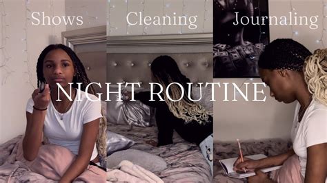 My Realistic Night Routine 2023 Cleaning Skincare Journaling Youtube