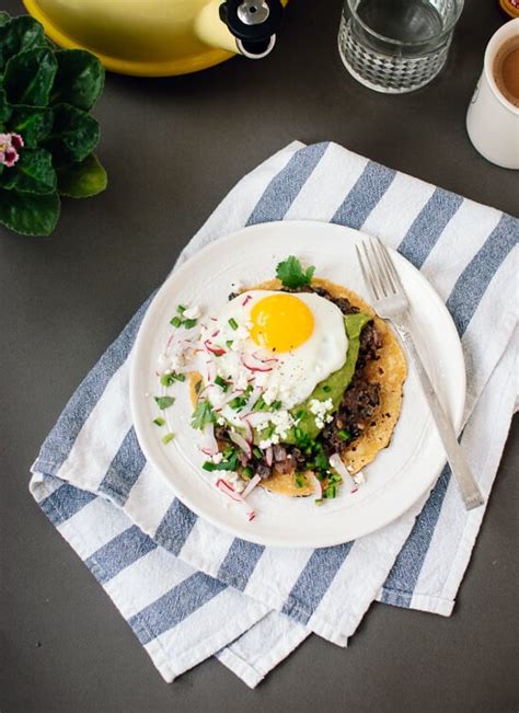 Huevos Rancheros with Avocado Salsa Verde - Cookie and Kate