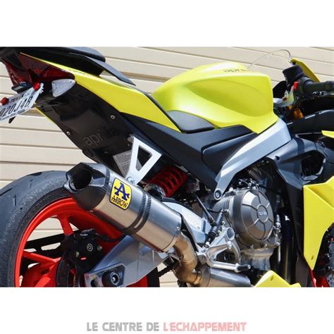 Ligne Compl Te Arrow Indy Race Aprilia Rs Tuono Coupelle