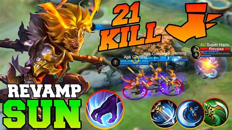 MLBB New Revamp Sun Is Back Again Sun Revamp 2023 Gameplay Best