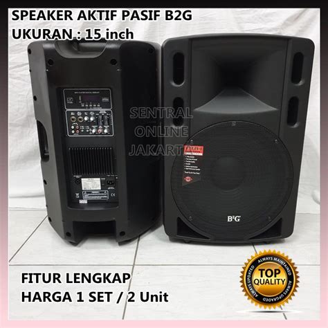 Jual Speaker Aktif Pasif B G Inch In Set Unit Lcd Bluetooth