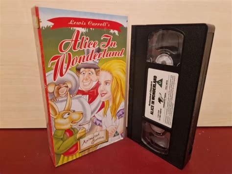 Alice In Wonderland Vhs Video Tape Pal Vhs Brand New Sealed Eur