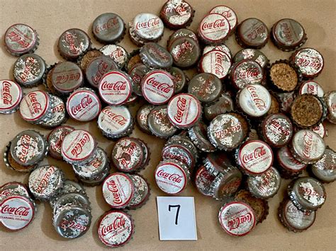 Bottle Caps Vintage Soda Pop Old Bottle Caps Cork Lined Bottle Caps