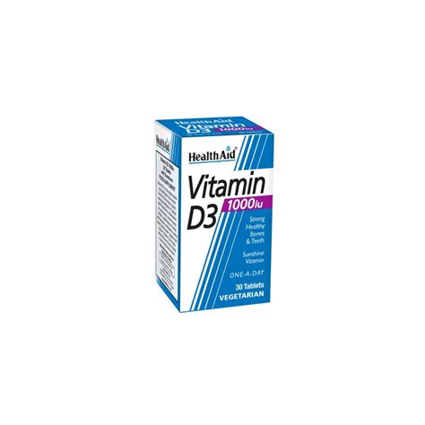 HealthAid Vitamin D3 1000iu Pharmacy Health From Chemist Connect UK