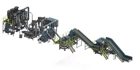 Tires Recycling Machine Shredding Rubber Production Line China