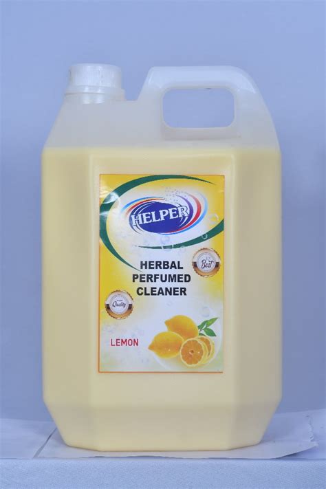 Helper Lemon Perfumed Floor Cleaner Packaging Type Can For Floor