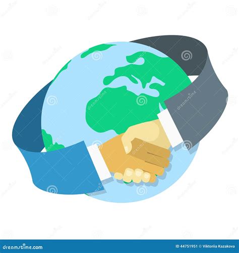 International Business Cooperation Stock Vector Image 44751951