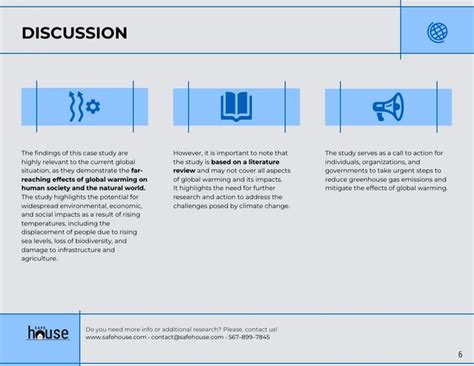 Light Blue Glabal Warming Consulting Proposal Template Venngage