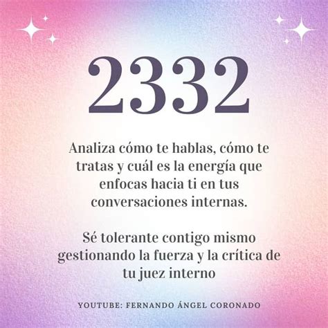 El fascinante significado del número espejo 2332 en la numerología De