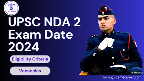 UPSC NDA 2 Exam Date 2024 Eligibility Criteria Vacancies