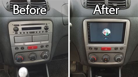 Alfa Romeo 147 GT Factory Radio Upgrade How To Install 7 Inch 2 Din