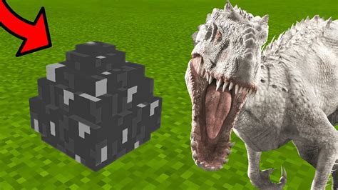 Mcpe How To Hatch An Indominus Rex Egg Youtube