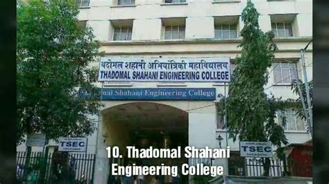 Top 10 Engineering Colleges In Mumbai Youtube