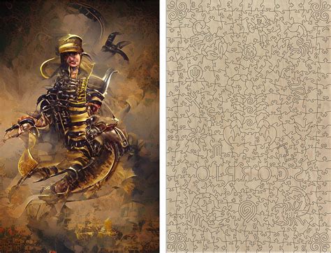 Scorpio Zodiac Wooden Jigsaw Puzzle Palmetto Puzzleworks