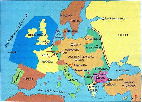 Mapa De Europa Antes Y Despues De La Primera Guerra Mundial 9no Images