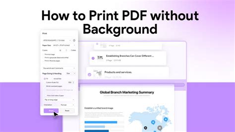 The Best Guide To Print PDF Without Background - UPDF