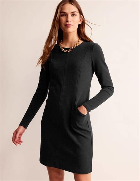 Ellen Ottoman Dress Black Boden Eu