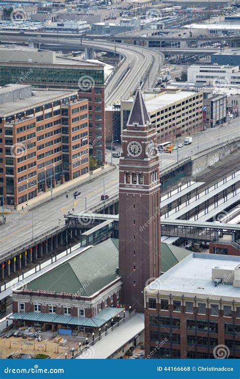 King Street Station - View from Smith Tower Observation Deck, Seattle ...