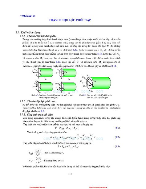 PDF Sức Bền Vật Liệu Đh Bách Khoa Hcm Chuong 8 Thanh Chịu Lực Phức