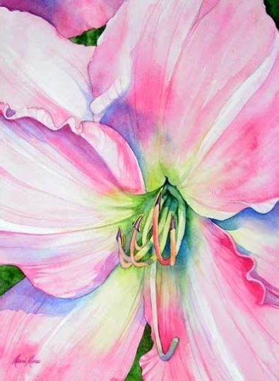 Pin By Kay Waldron On Lily Flower Painting Watercolor Art