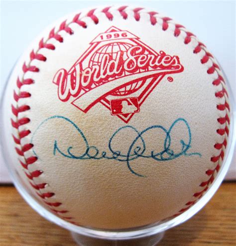 Lot Detail - DEREK JETER SIGNED 1996 WORLD SERIES BASEBALL w/JSA LOA