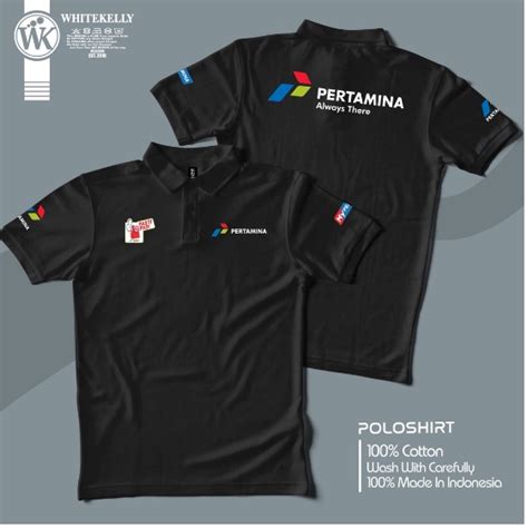 Jual Poloshirt Polo Kaos Baju Kerah Pertamina Logo Always There Pasti