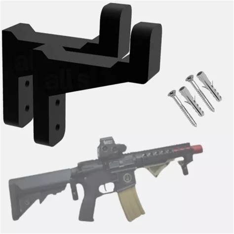 Suporte De Parede Airsoft Aep Rifle Gbb Espingarda Parcelamento Sem Juros